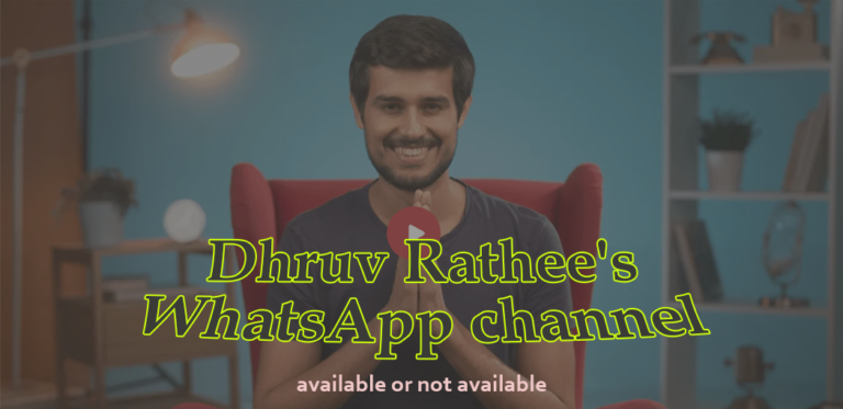Dhruv Rathee WhatsApp Channel Link